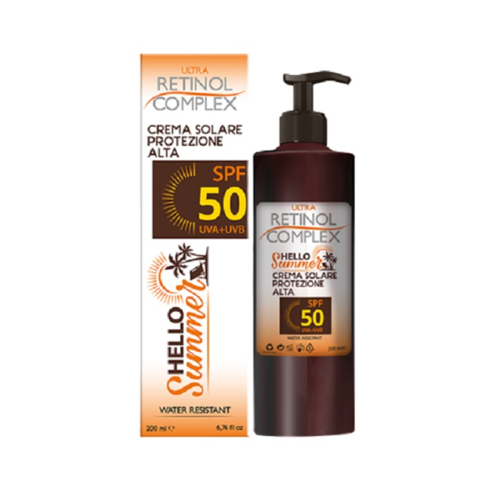 Крем за висока слънцезащита, SPF 50, Ultra Retinol Complex, 200 мл