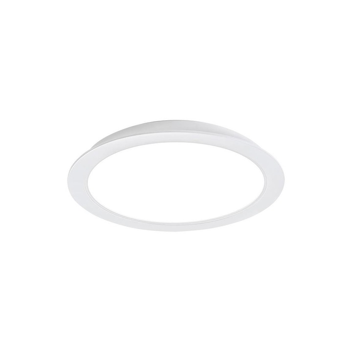 Plafoniera LED, Rabalux, Clasa F, 9.5cm, 5W, 230V, Plastic, Alb