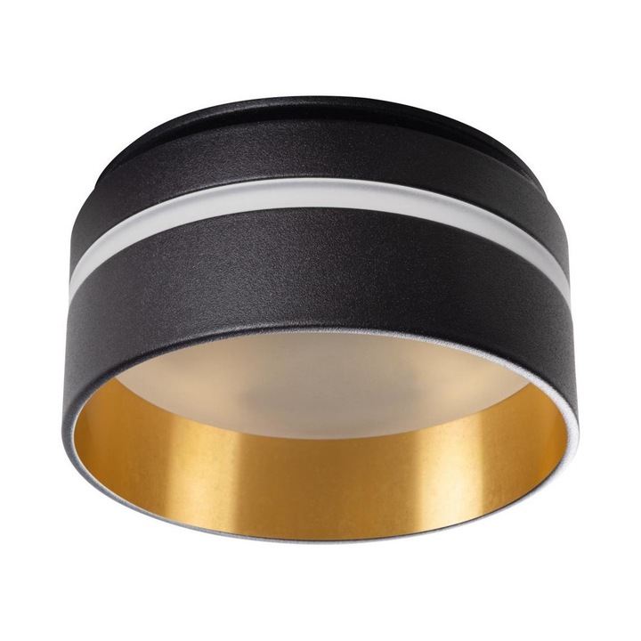 Осветително тяло за вграждане, GOVIK, 10W, черно/златно, Kanlux 29234
