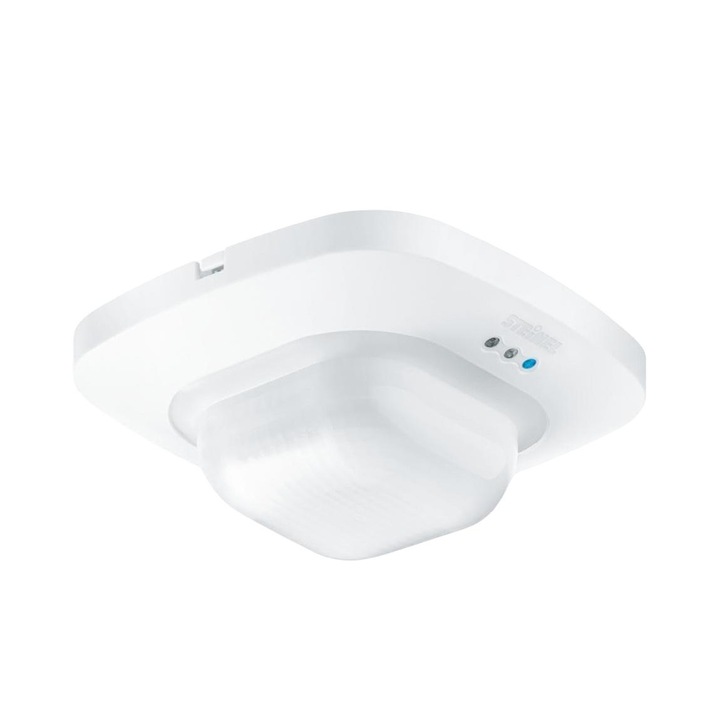 Detector de prezenta, Steinel, IR Quattro, 8m, COM2, Plastic, Alb