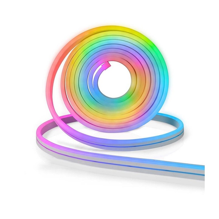 Banda LED RGB SmartLife cu telecomanda, 6M, 32W, 230V