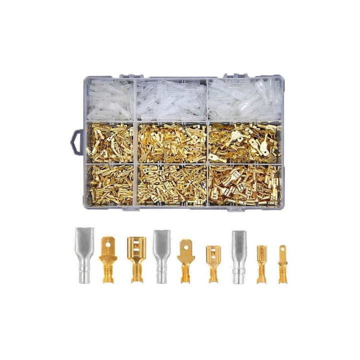 Set conectori Faston, Hadex, 900 de piese