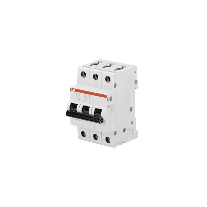 Automata biztosíték, ABB, háromfázisú, fehér