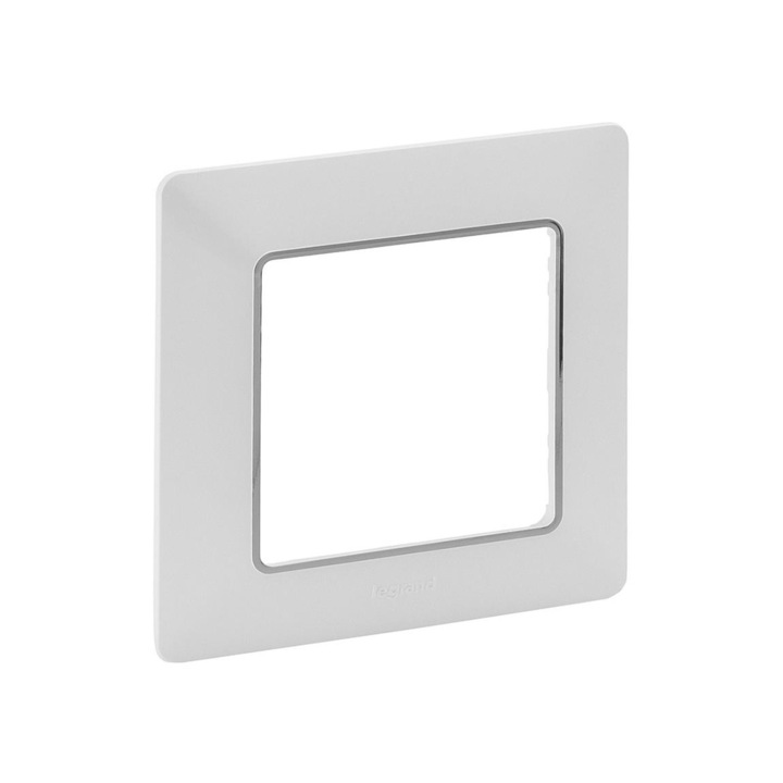 Cadru pentru intrerupatoare, Legrand, Alb, Plastic