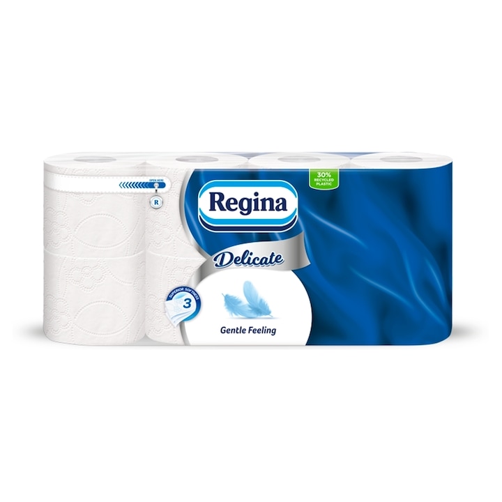 Regina Delicate Gentle Feeling 8 tekercses, 3 rétegű toalettpapír