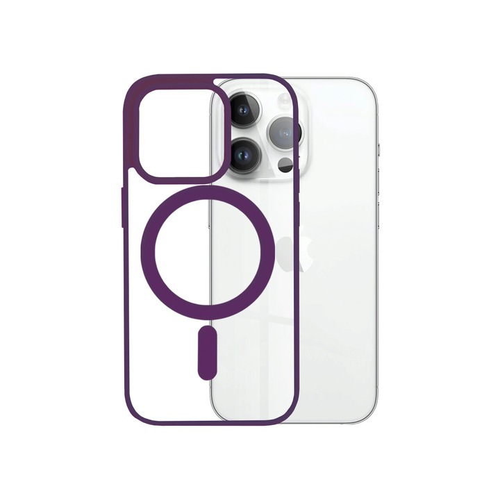 Husa Compatibila cu Apple iPhone 14 Pro Techsuit MagSafe Pro Purpuriu