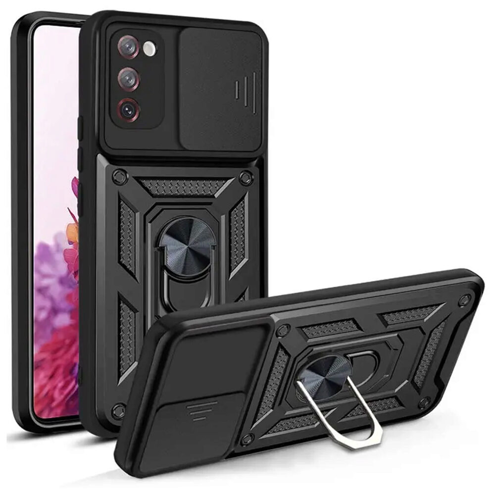 Husa pentru Samsung Galaxy S20 FE / S20 FE 5G - Techsuit CamShield Series - Black