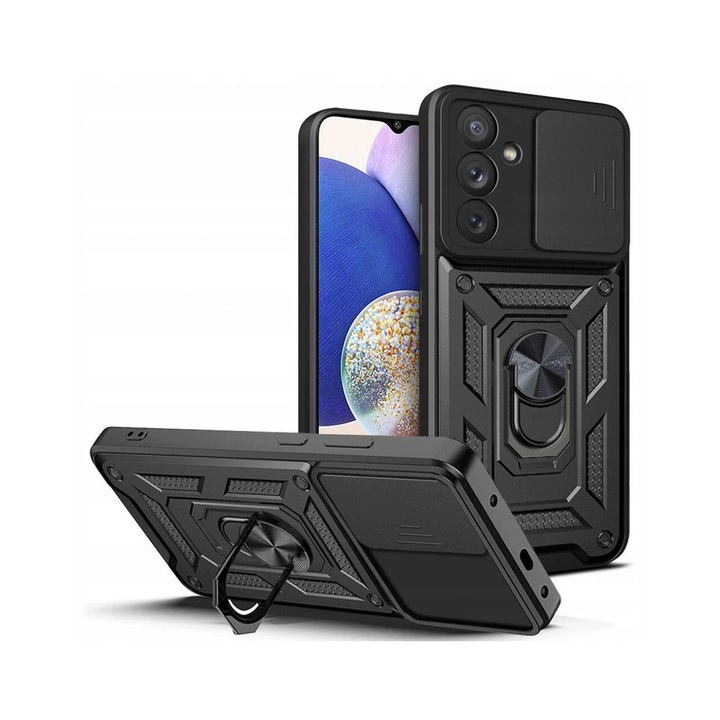 Калъф за Samsung Galaxy A14 4G / A14 5G Techsuit CamShield Series Черен