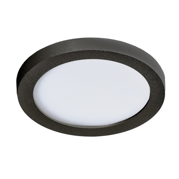 Lampa incastrata baie SLIM, Azzardo, LED, 12W, 230V, IP44, Negru
