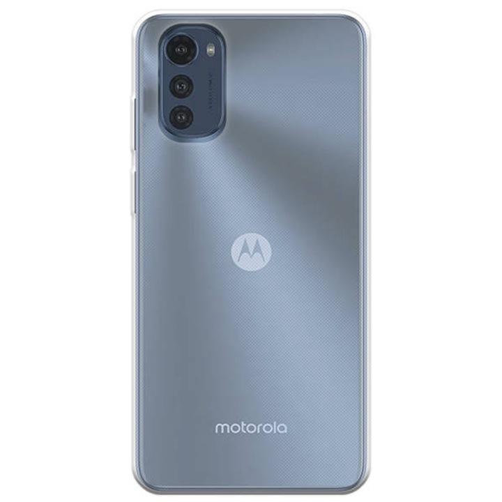 Прозрачен калъф, съвместим с Motorola Moto E32 / E32s, Slim fit, Anti-slip, Минималистичен дизайн, 1 mm