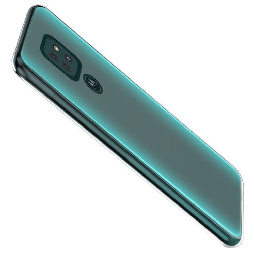 Husa Transparenta compatibila cu Motorola Moto G9 Play / E7 Plus, Slim fit, Anti-alunecare, Design minimalist, 1 mm