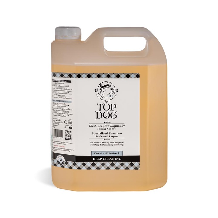 Sampon pentru curatare profunda, Top Dog, 4 l