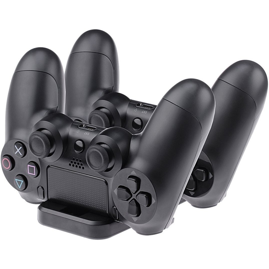 Ps4 Controller Emag Stand Dual charging pentru Controller PS4 - PlayStation4 - Negru - eMAG.ro