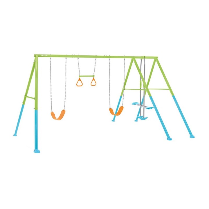 Детска площадка Intex 4 в 1 - Люлка, 2 люлки, Трапец с халки
