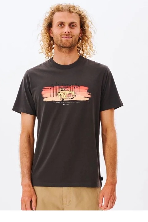 Tricou Rip Curl Search Trip Tee Negru, Negru