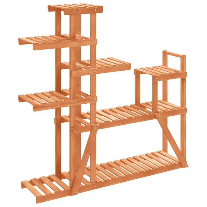 VidaXL tömör fenyőfa virágtartó állvány 110x25x111 cm, 5.35 kg 362868