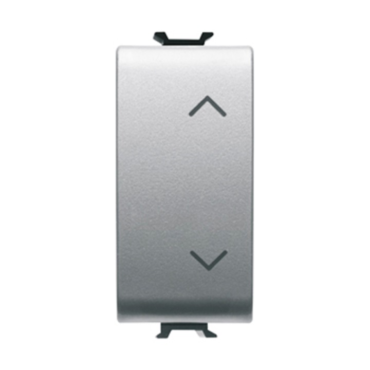 Intrerupator 3 Pozitii Gewiss Chorus GW14121 10A 1 Modul Gri Titan