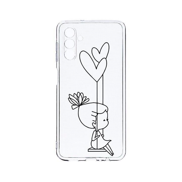 Husa BestCase® Clear Silicon 2MM, Compatibila Cu Samsung Galaxy A14 4G / Galaxy A14 5G, My Little Girl, Antisoc, Protectie Camera, Margini ridicate pentru protectia ecranului, T 1050