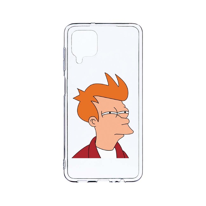 Husa BestCase® Clear Silicon 2MM, Compatibila Cu Samsung Galaxy A12 / Galaxy M12 / Galaxy F12, Meme, Antisoc, Protectie Camera, Margini ridicate pentru protectia ecranului, T 663