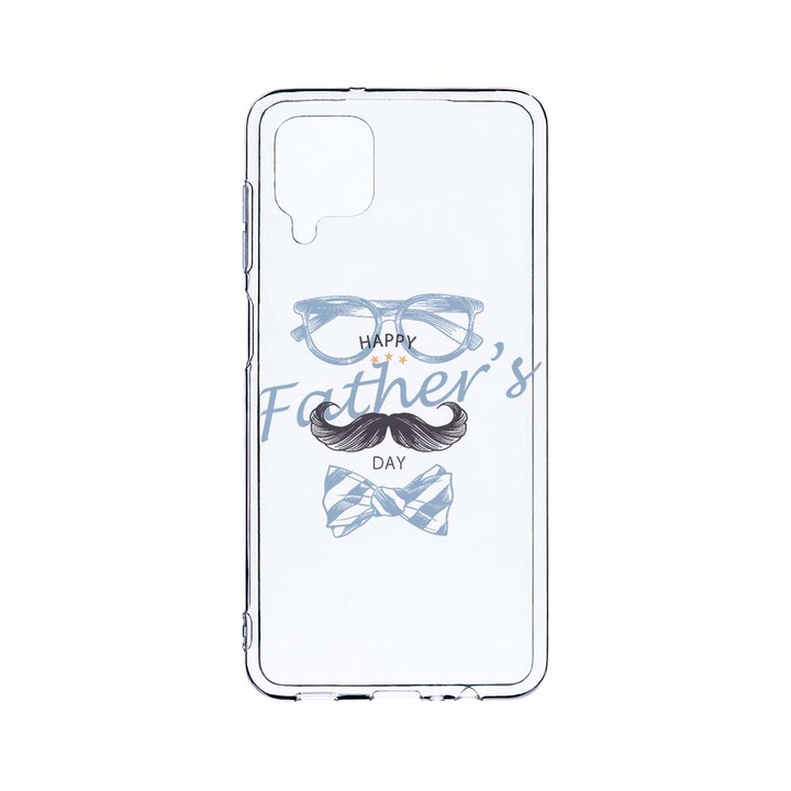 Husa BestCase® Clear Silicon 2MM, Compatibila Cu Samsung Galaxy A12 / Galaxy M12 / Galaxy F12, Fathers Day, Antisoc, Protectie Camera, Margini ridicate pentru protectia ecranului, T 797
