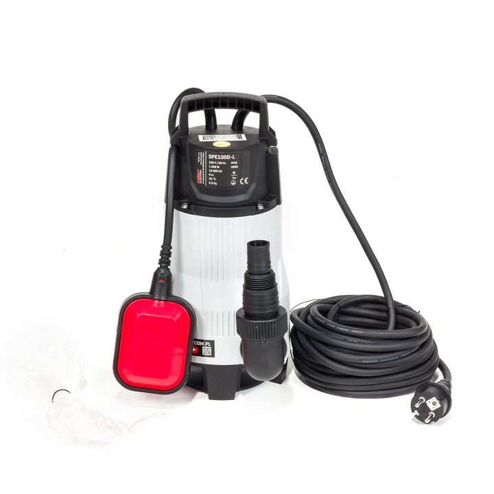 Потопяема помпа за мръсна вода SPE100D-L, Nac, 1000 W, Multicolor