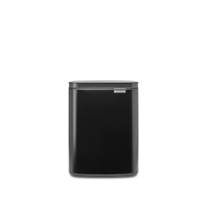 Кош за смет Brabantia Bo Small 7L, Matt Black, Черен