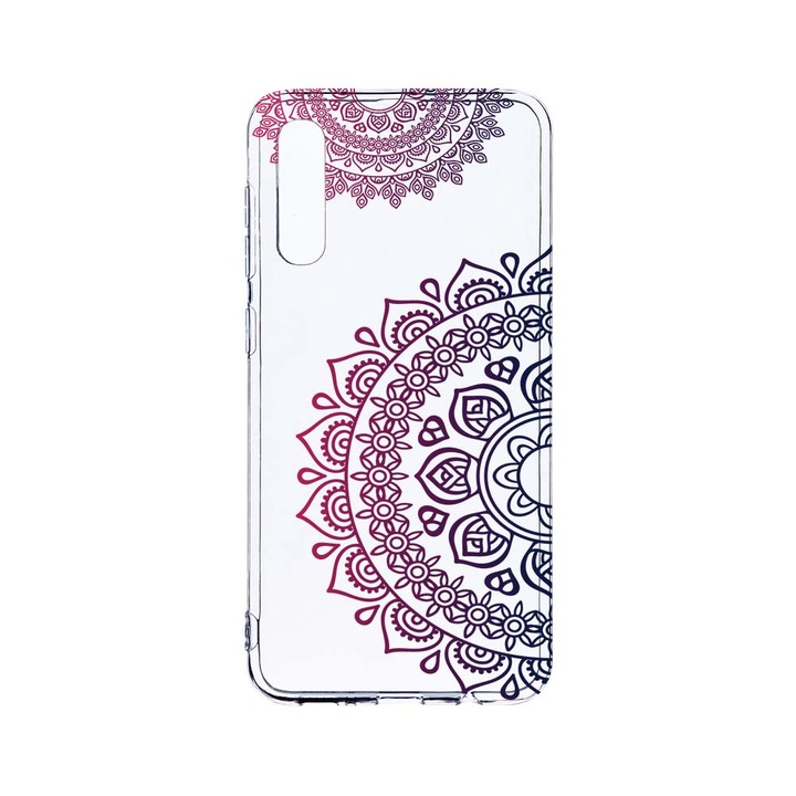 Husa BestCase® Clear Silicon 2MM, Compatibila Cu Samsung Galaxy A50 / A30s / A50s, Lace color, Antisoc, Protectie Camera, Margini ridicate pentru protectia ecranului, T 63