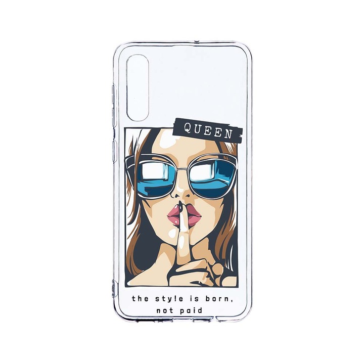 BestCase 2MM Clear Szilikon telefontok, Samsung Galaxy A50 / A30s / A50s, Queen, Kamera védelem, strapabíró, T 938
