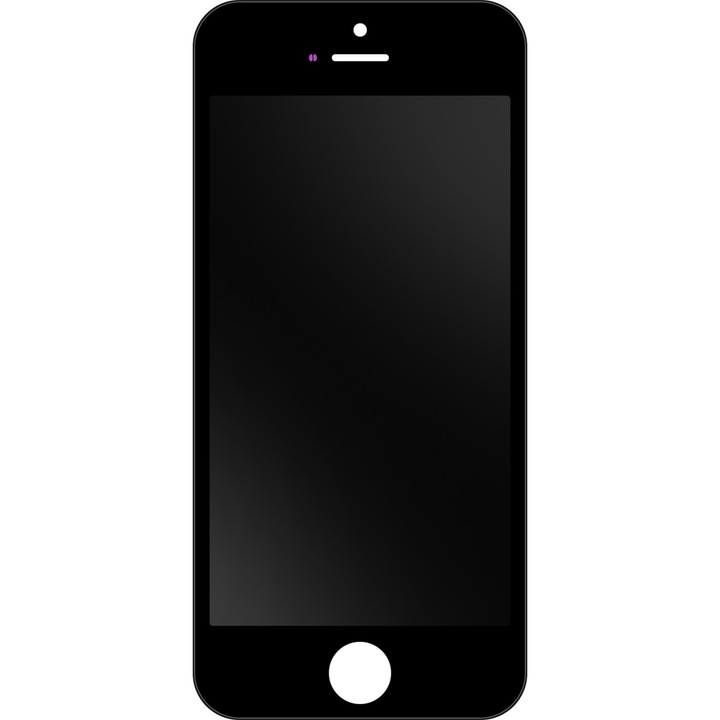 Display cu Touchscreen pentru Apple iPhone 5, cu Rama, Negru