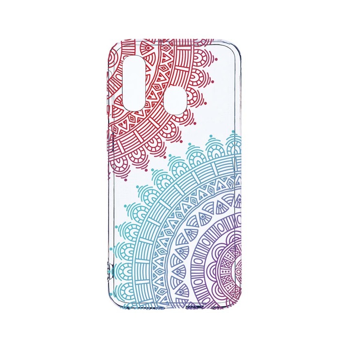 Husa BestCase® Clear Silicon 2MM, Compatibila Cu Samsung Galaxy A40, Non Figurative, Antisoc, Protectie Camera, Margini ridicate pentru protectia ecranului, T 176