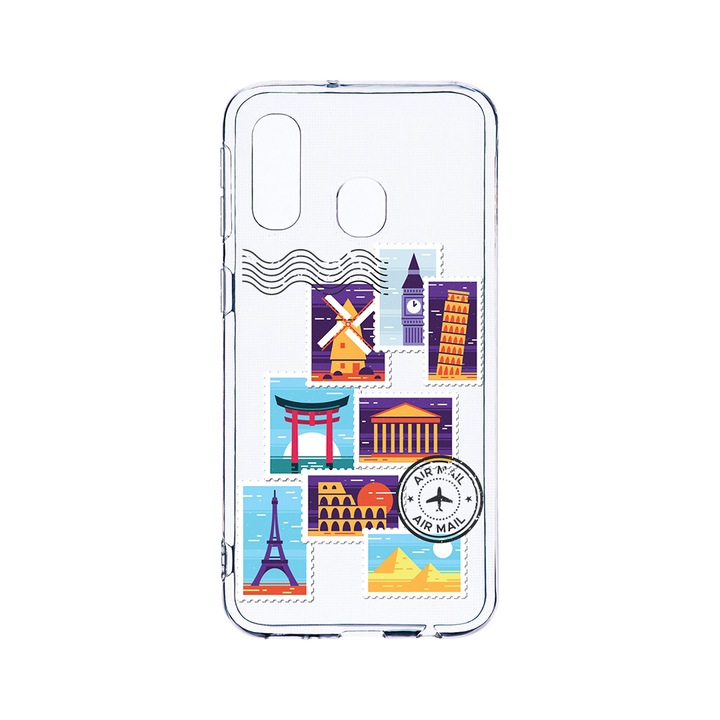 Husa BestCase® Clear Silicon 2MM, Compatibila Cu Samsung Galaxy A40, Mail on the way, Antisoc, Protectie Camera, Margini ridicate pentru protectia ecranului, T 979