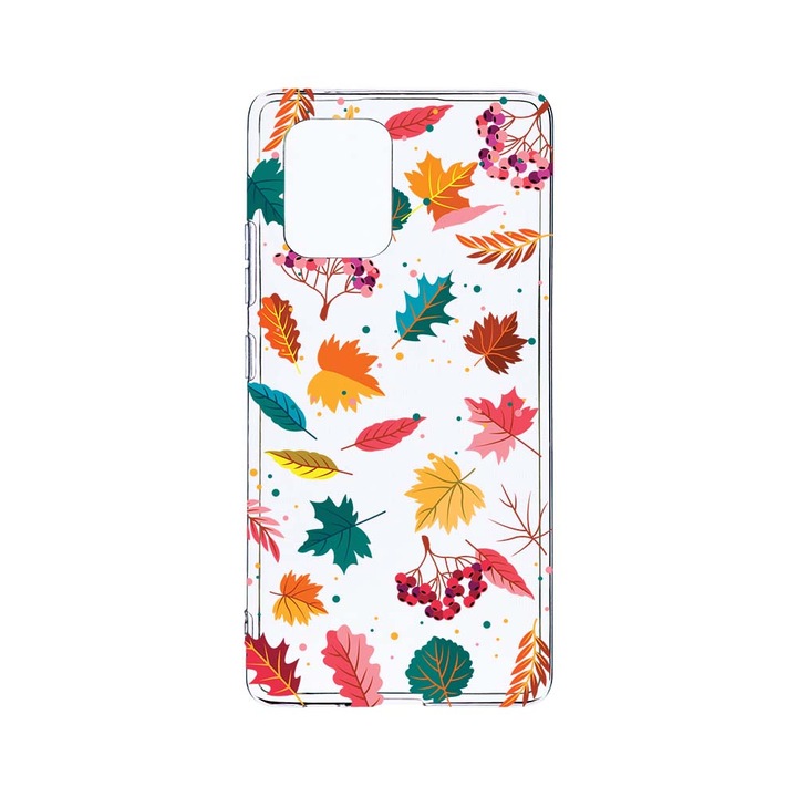 Husa BestCase® Clear Silicon 2MM, Compatibila Cu Motorola Moto G32, Feathers Color, Antisoc, Protectie Camera, Margini ridicate pentru protectia ecranului, T 99