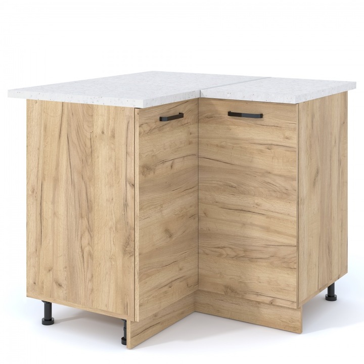 Corp inferior vio colt, 89x89x85 cm, K003 stejar aur