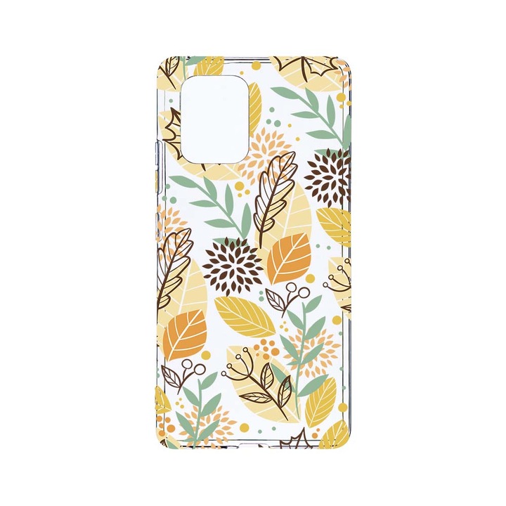 Husa BestCase® Clear Silicon 2MM, Compatibila Cu Samsung Galaxy A71, Autumn, Antisoc, Protectie Camera, Margini ridicate pentru protectia ecranului, T 109