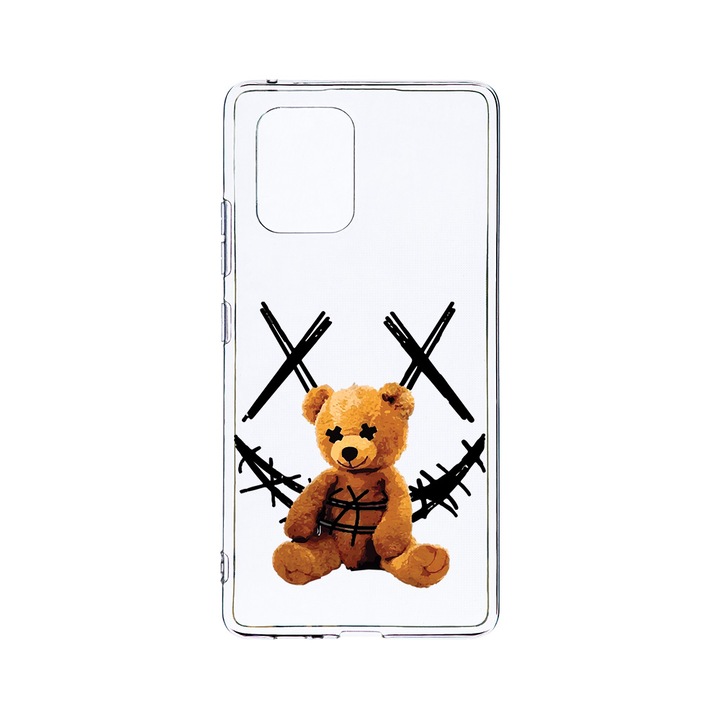 Husa BestCase® Clear Silicon 2MM, Compatibila Cu Motorola Moto G32, Teddy Bear Smile, Antisoc, Protectie Camera, Margini ridicate pentru protectia ecranului, T 982