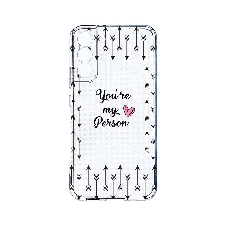 Husa BestCase® Clear Silicon 2MM, Compatibila Cu Samsung Galaxy S22 Plus, My Person, Antisoc, Protectie Camera, Margini ridicate pentru protectia ecranului, T 3