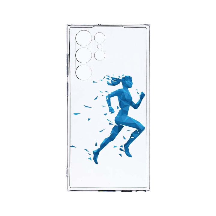 BestCase 2MM Clear Szilikon telefontok, Samsung Galaxy S22 Ultra, Running, Kamera védelem, strapabíró, T 777