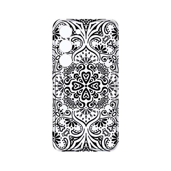 Husa BestCase® Clear Silicon 2MM, Compatibila Cu Samsung Galaxy S23 Plus, Mandala, Antisoc, Protectie Camera, Margini ridicate pentru protectia ecranului, T 75