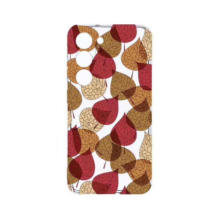 Husa BestCase® Clear Silicon 2MM, Compatibila Cu Samsung Galaxy S23, Feathers Autumn, Antisoc, Protectie Camera, Margini ridicate pentru protectia ecranului, T 98