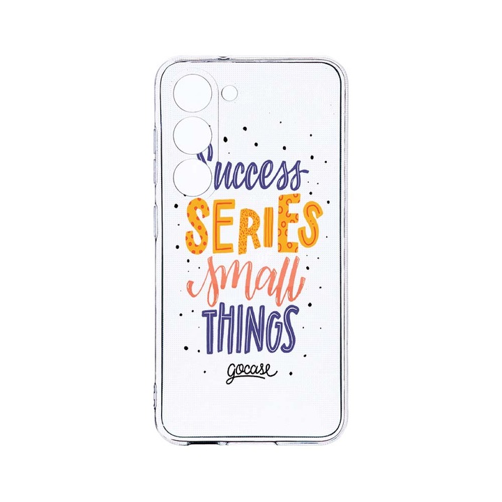 Husa BestCase® Clear Silicon 2MM, Compatibila Cu Samsung Galaxy S23 Plus, Success Series, Antisoc, Protectie Camera, Margini ridicate pentru protectia ecranului, T 485