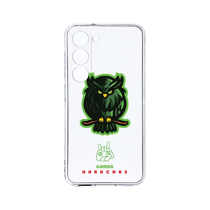Husa BestCase® Clear Silicon 2MM, Compatibila Cu Samsung Galaxy S23 Plus, Gamers Hardcore, Antisoc, Protectie Camera, Margini ridicate pentru protectia ecranului, T 288
