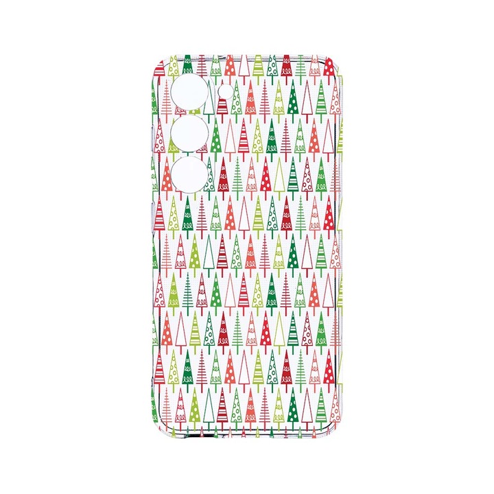 Husa BestCase® Clear Silicon 2MM, Compatibila Cu Samsung Galaxy S23 Plus, Xmas Tree, Antisoc, Protectie Camera, Margini ridicate pentru protectia ecranului, T 340