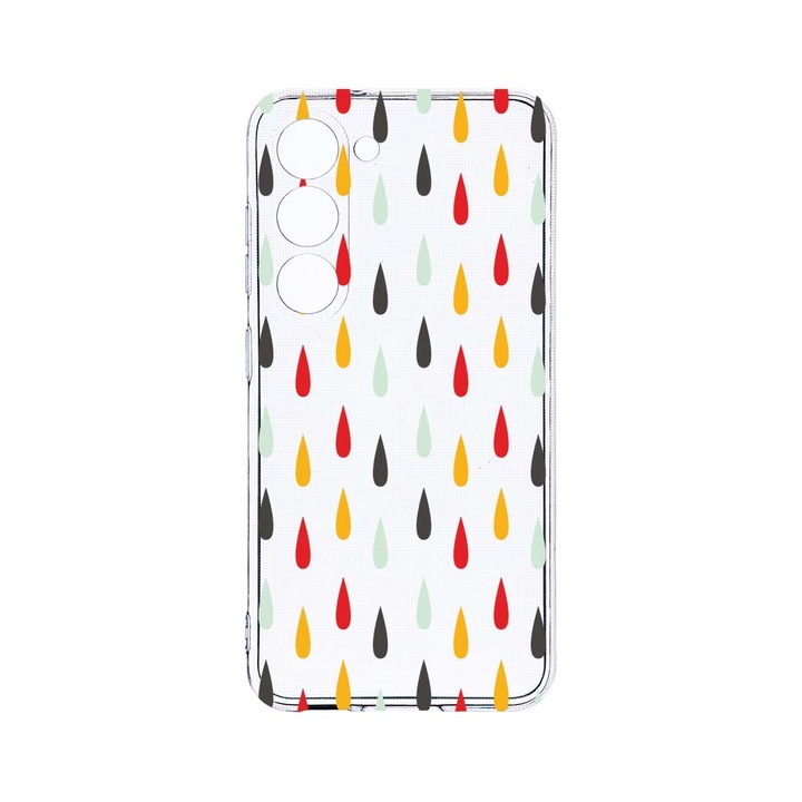 Husa BestCase® Clear Silicon 2MM, Compatibila Cu Samsung Galaxy S23 Plus, Raindrop, Antisoc, Protectie Camera, Margini ridicate pentru protectia ecranului, T 160