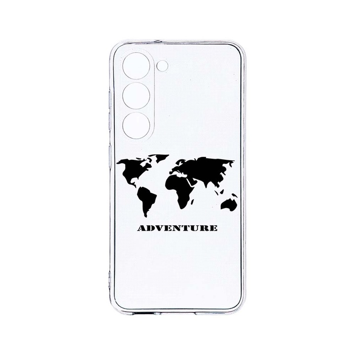 Husa BestCase® Clear Silicon 2MM, Compatibila Cu Samsung Galaxy S23, Adventure, Antisoc, Protectie Camera, Margini ridicate pentru protectia ecranului, T 734