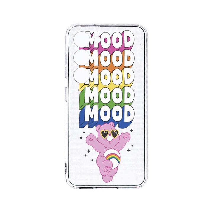 Husa BestCase® Clear Silicon 2MM, Compatibila Cu Samsung Galaxy S23 Plus, Mood - Pink Bear, Antisoc, Protectie Camera, Margini ridicate pentru protectia ecranului, T 599