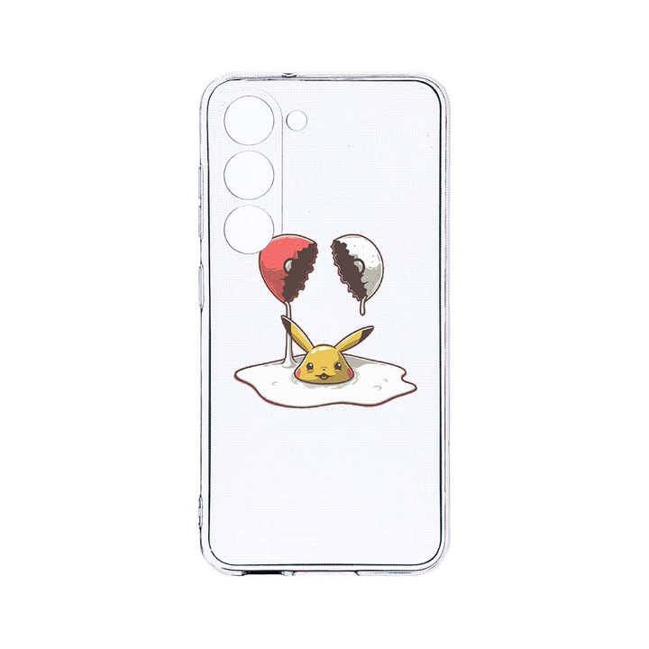 Husa BestCase® Clear Silicon 2MM, Compatibila Cu Samsung Galaxy S23 Plus, Meme, Antisoc, Protectie Camera, Margini ridicate pentru protectia ecranului, T 656