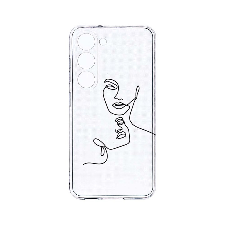 Husa BestCase® Clear Silicon 2MM, Compatibila Cu Samsung Galaxy S23 Plus, Mother Love, Antisoc, Protectie Camera, Margini ridicate pentru protectia ecranului, T 741