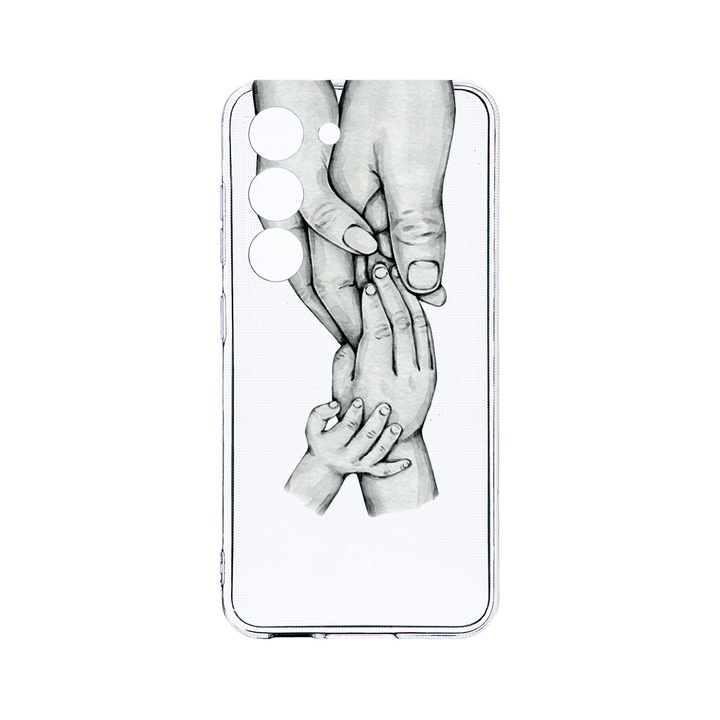 Husa BestCase® Clear Silicon 2MM, Compatibila Cu Samsung Galaxy S23 Plus, Family, Antisoc, Protectie Camera, Margini ridicate pentru protectia ecranului, T 959