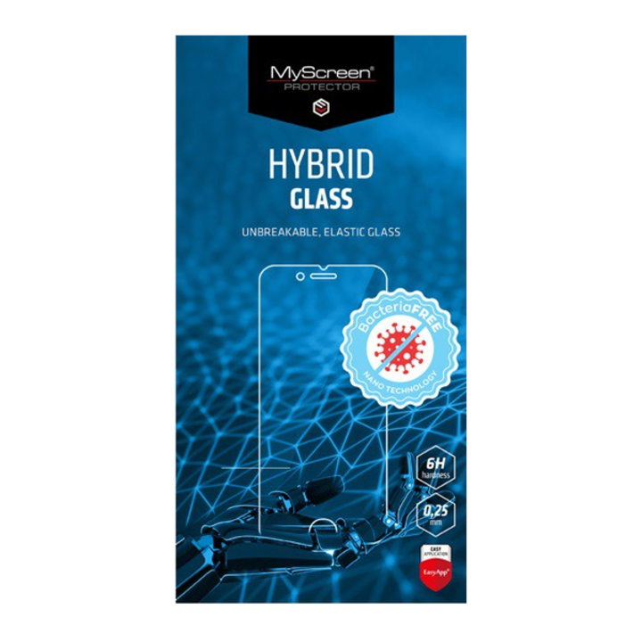MYSCREEN Diamond Hybridglass BacteriaFree képernyővédő üveg (flexibilis, antibakteriális, 3H, nem íves) Átlátszó [Honor 10X Lite]