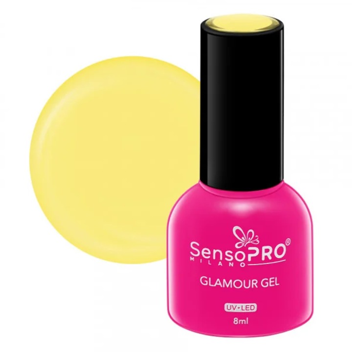 SensoPRO Milano полупостоянен гламур гел лак за нокти 8 ml, Sun Breeze #96